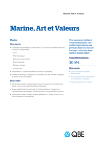 Marine, Art & Valeurs